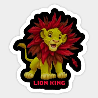 lion king mufasa Sticker